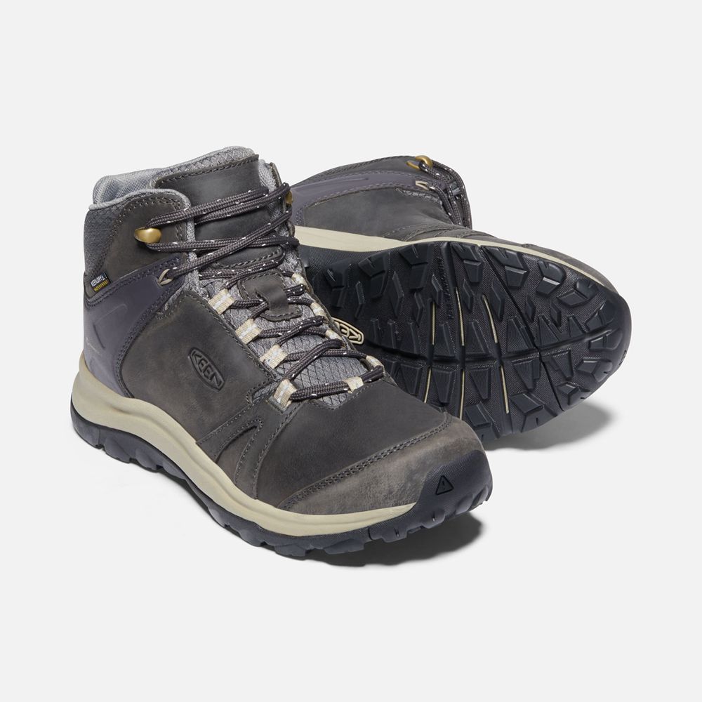 Bottes de Randonnée Keen Femme porno Foncé | Terradora Ii Cuir Waterproof | YOPQG-9475